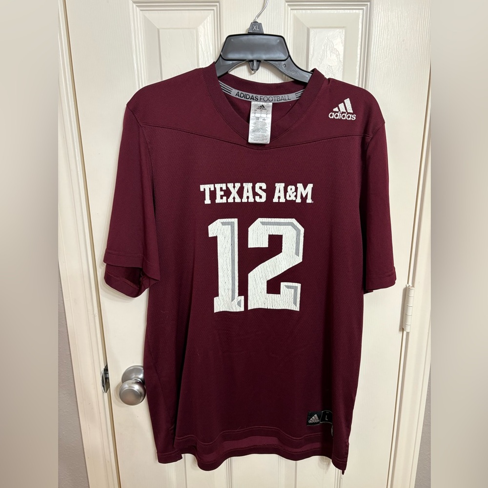 Adidas Texas A&M football jersey size L